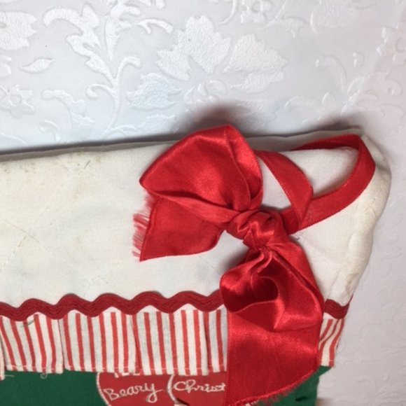 Vintage Gorham Beary Christmas Stocking - Picture 8 of 9